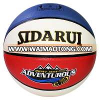 High quality official size customized logo sports ball indoor/outdoor training PU leather basketball ball