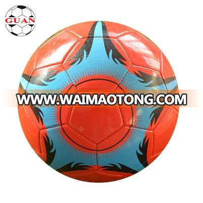 Factory wholesales official  size 5 pvc promotional soccer ball cheap machine stitched sports ball