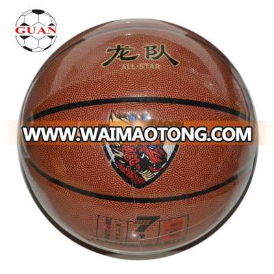 Custom Printed Official Size 7 Rubber basketball ball outdoor factory cheap basketballs