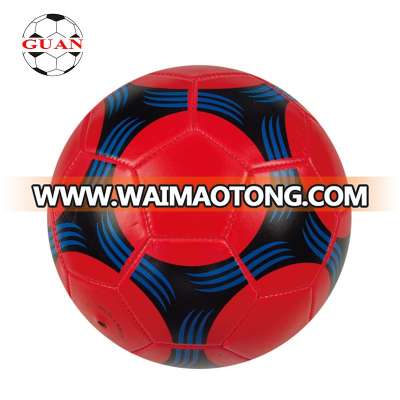 Factory dirtect wholesales  round  promotional ball size 5  1.6mm  soccer ball customized logo printing football