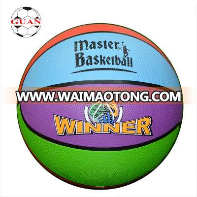 GUANYU high quality rubber size 7 custom made basketballs