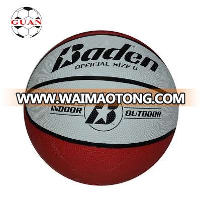 new 7# custom rubber basketball ball