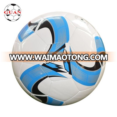 Factory wholesales  official size 5  pvc football  cheap ball stock and customized  soccer ball  promotional sports ball