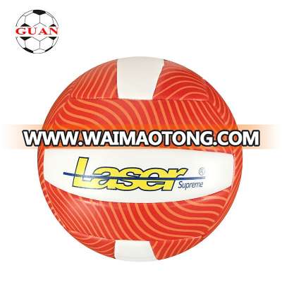 size 5 cheap price PVC machine stitched volleyball ball